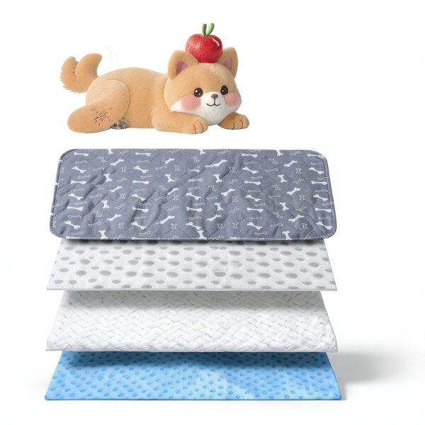 FUNYOU Reusable Dog Training Pads Durable Fast Absorption-1