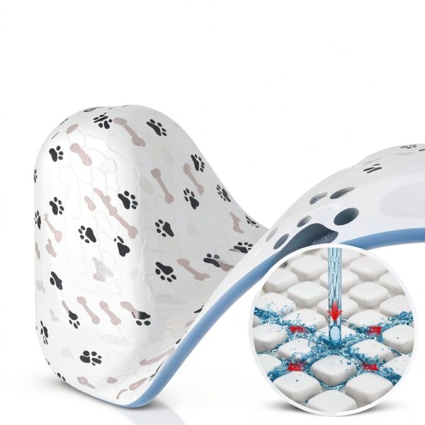 Green Lifestyle Reusable Dog Training Pads Quilted Washable-4