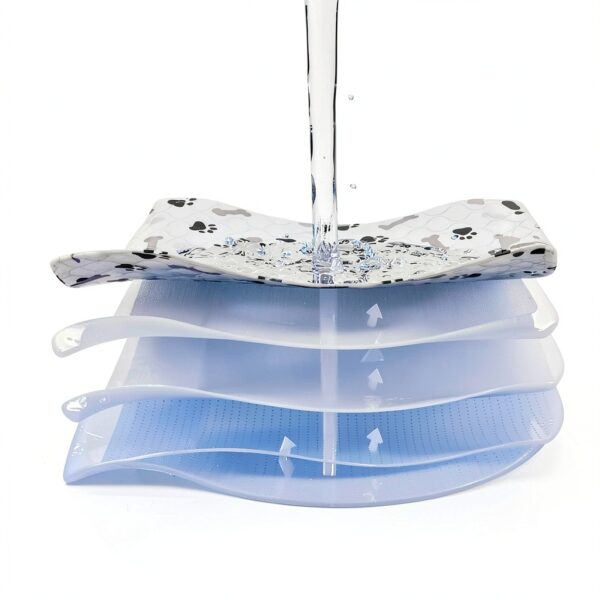 Green Lifestyle Reusable Dog Training Pads Quilted Washable-2