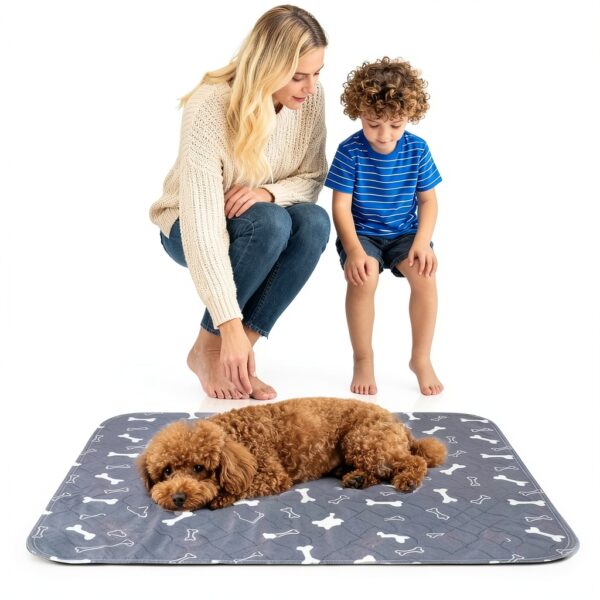 FUNYOU Reusable Dog Training Pads Durable Fast Absorption-6