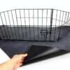 Drymate Dog Playpen Mat Charcoal Reusable Waterproof Pet Mat-2