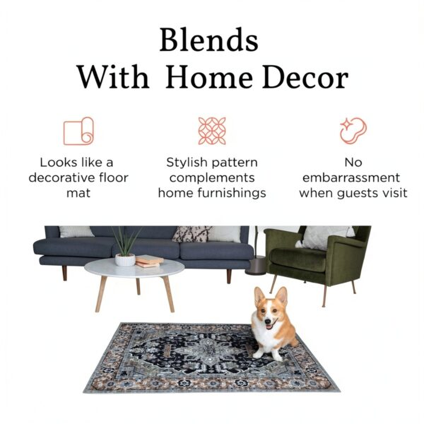 Lovewag Reusable Dog Training Pads Waterproof Washable Decor-3