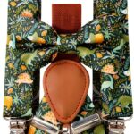 Boys Suspenders Dino Combo Imported Hand Wash Clothing-0