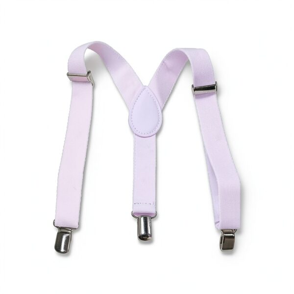 Boys Suspenders Galyacht Adjustable Elastic White Design-2