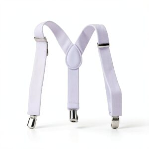 Boys Suspenders Galyacht Adjustable Elastic White Design-0