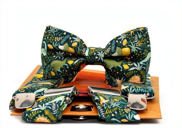 Boys Suspenders Dino Combo Imported Hand Wash Clothing-7