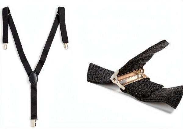 Kids Suspenders Bow Tie Set Polyester Adjustable Toddler-2