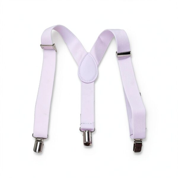 Boys Suspenders Galyacht Adjustable Elastic White Design-1