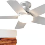 addlon Modern Ceiling Fan with Light Remote Control Quiet-0