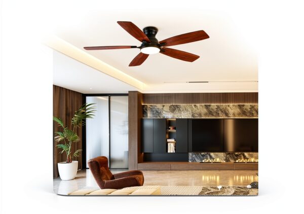 NKPU Modern Ceiling Fan with Remote-3