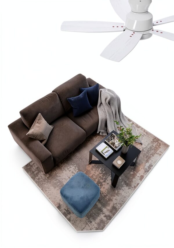 Ceiling Fan SmartApp Black 42in Modern Design-4