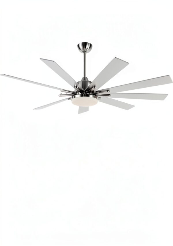 POCHFAN Industrial Ceiling Fan 24W LED Black-7