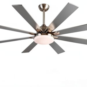 POCHFAN Ceiling Fan Modern LED Remote 72 Inch-0