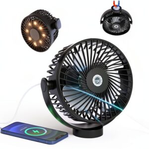 Ceiling Fan CruiSeaU Cruise Magnetic Black Compact 4‑Blade 360° Tilt-0
