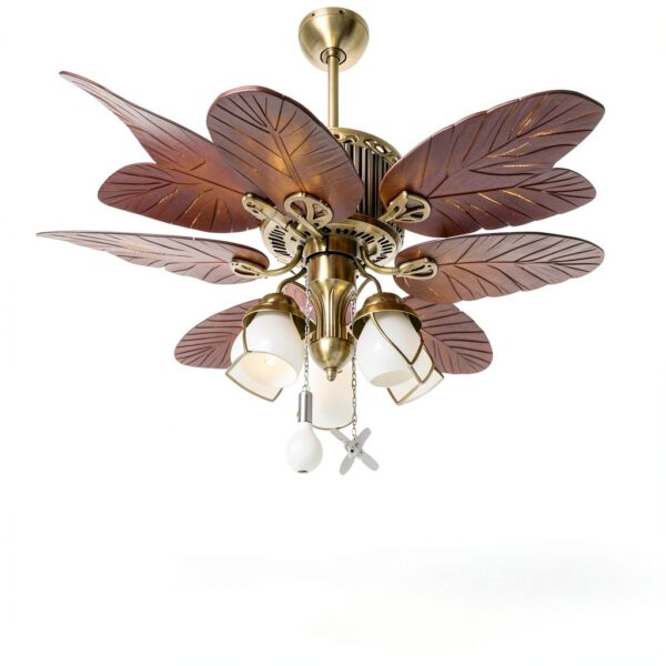 Ceiling Fan Pull Chain sunswan Brushed Metal Adjustable Short White-5