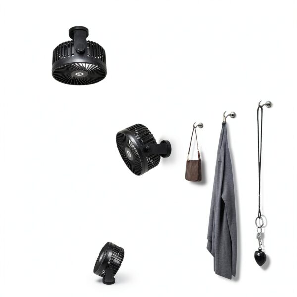 Ceiling Fan CruiSeaU Cruise Magnetic Black Compact 4‑Blade 360° Tilt-4