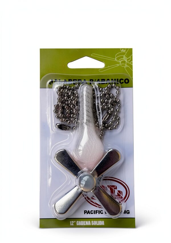 Ceiling Fan Pull Chain sunswan Brushed Metal Adjustable Short White-3
