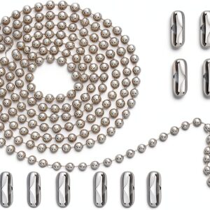 DLHMBOQ Stainless Steel Pull Chain Extender 120in Silver DL-3M-0