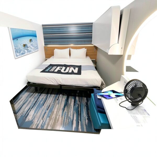 Ceiling Fan CruiSeaU Cruise Magnetic Black Compact 4‑Blade 360° Tilt-2