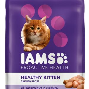 IAMS Proactive Health Healthy Kitten Dry Cat Food with Chicken, 16 lb. Bag-0