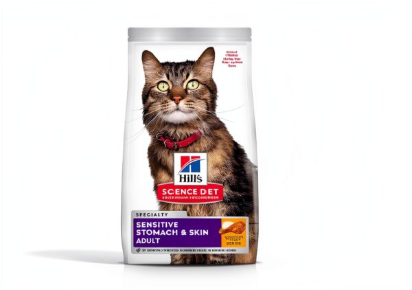 Hill's Science Diet Sensitive Stomach & Skin Cat Food Chicken & Rice-9