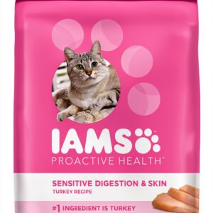 IAMS Proactive Health Digestion & Skin Dry Cat Food Turkey 13lb-0
