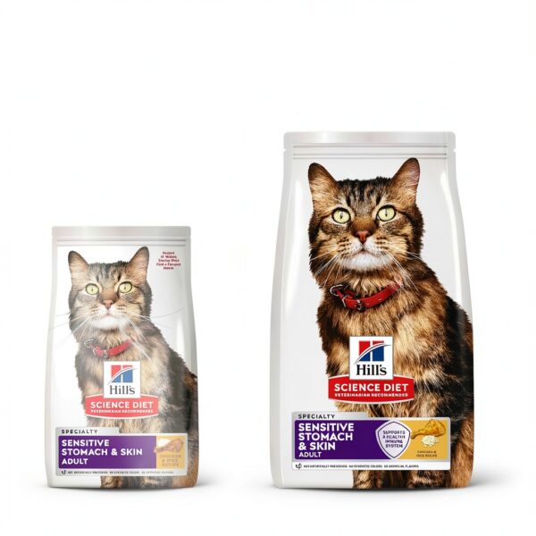 Hill's Science Diet Sensitive Stomach & Skin Cat Food Chicken & Rice-1