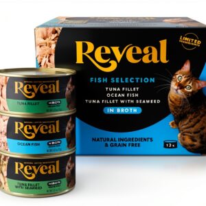 Reveal Natural Wet Canned Cat Food – Grain-Free High-Protein 12-Pack-0
