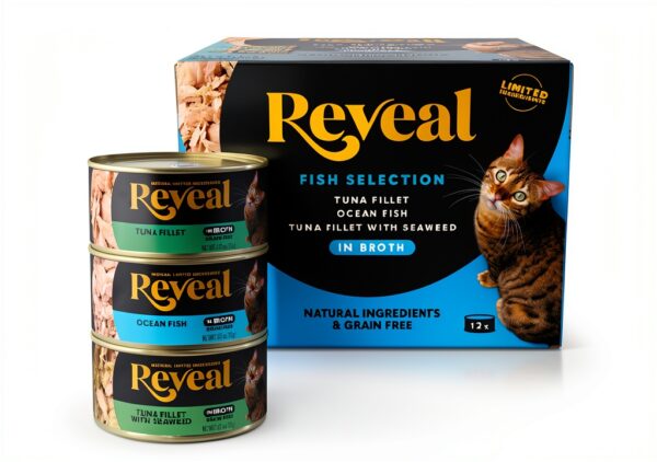 Reveal Natural Wet Canned Cat Food – Grain-Free High-Protein 12-Pack-0