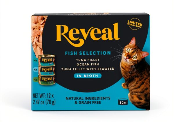 Reveal Natural Wet Canned Cat Food – Grain-Free High-Protein 12-Pack-4
