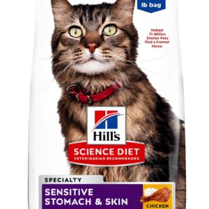 Hill's Science Diet Sensitive Stomach & Skin Cat Food Chicken & Rice-0