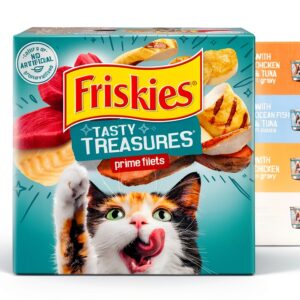 Purina Friskies Wet Cat Food Variety Pack 24 Cans 5.5 oz Mixed Flavors-0