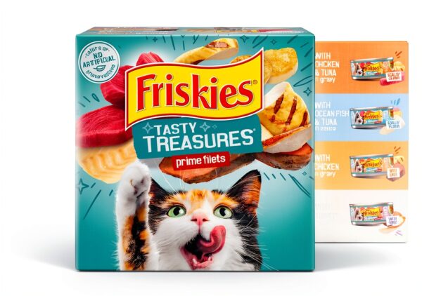 Purina Friskies Wet Cat Food Variety Pack 24 Cans 5.5 oz Mixed Flavors-0